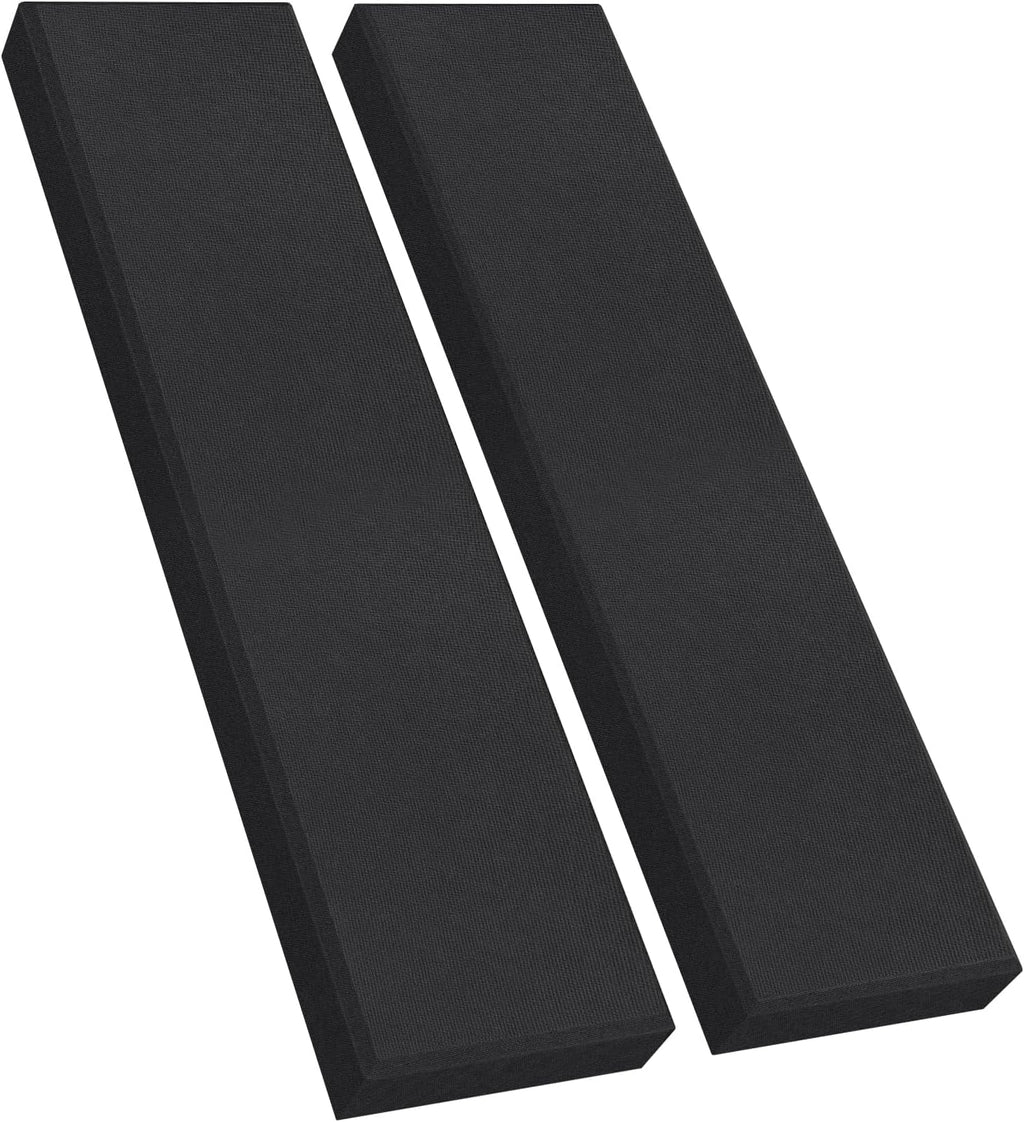 2 Pack 2" Thick Acoustic Panels, 47.24" X 11.81" Fiberglass Wall Panel