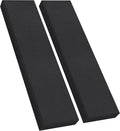 2 Pack 2" Thick Acoustic Panels, 47.24" X 11.81" Fiberglass Wall Panel by UMIACOUSTIC