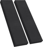 2 Pack 2" Thick Acoustic Panels, 47.24" X 11.81" Fiberglass Wall Panel by UMIACOUSTIC
