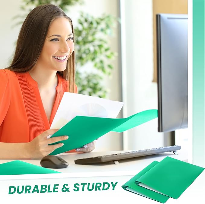Lincia 100 Pcs Plastic Folders - Image 5
