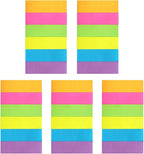 30 Pads 0.6x2 Inch Sticky Notes Flags Tabs Page Markers 6 Bright Color Sticky - Image 3
