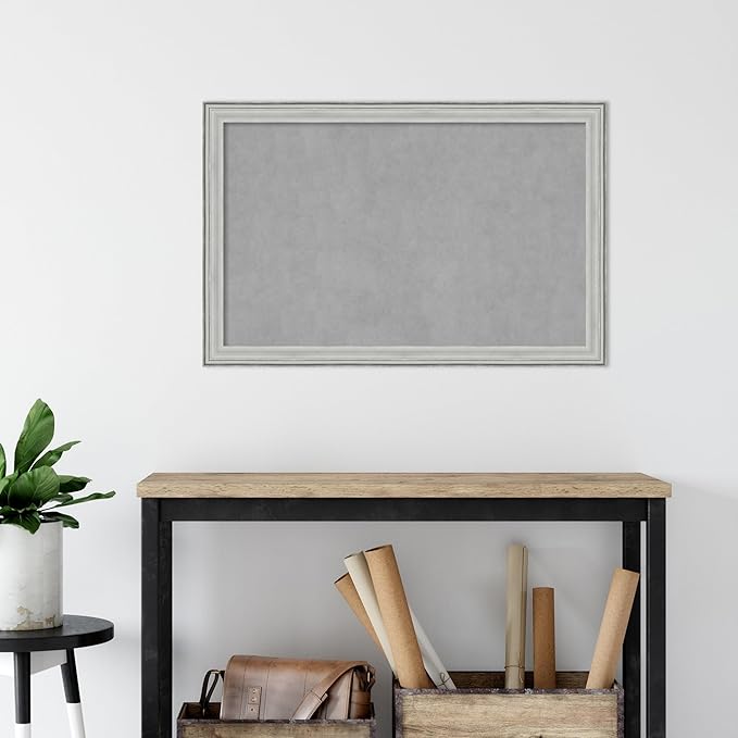 Amanti Art Silver Framed Magnetic Board 23x35 Large Vision Board - Image 5