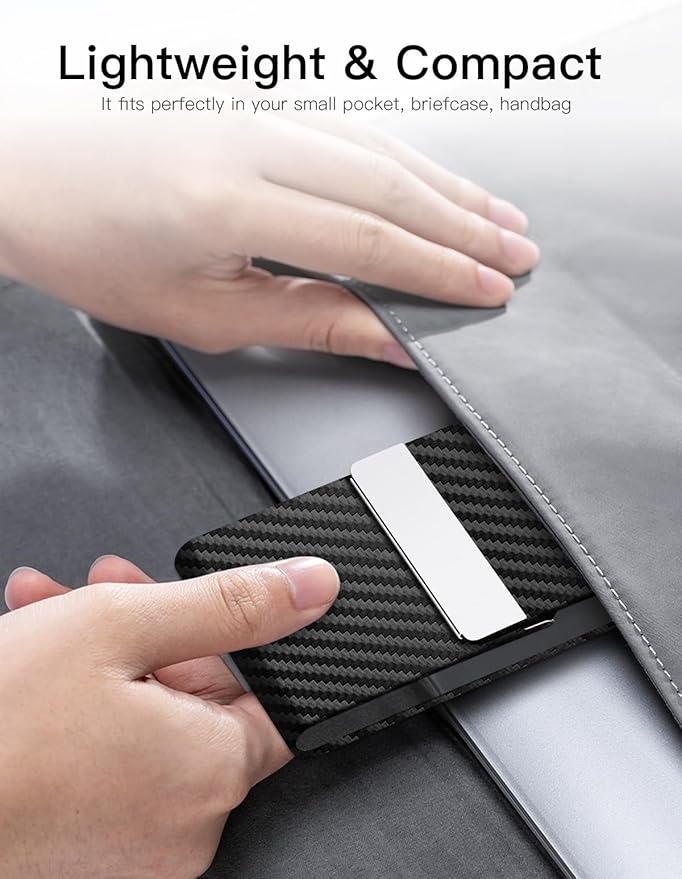 Padike Professional Business Card Holder PU Leather Business Card Case Name - Image 6