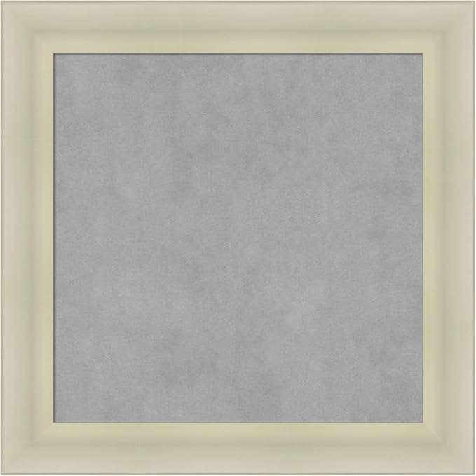 Amanti Art Silver Framed Magnetic Board 25x25 Medium Vision Board by AmantiArt