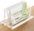 HJX Custom Business Card Holder Desk-Personalized Engraved Wooden Business Card by Unknown