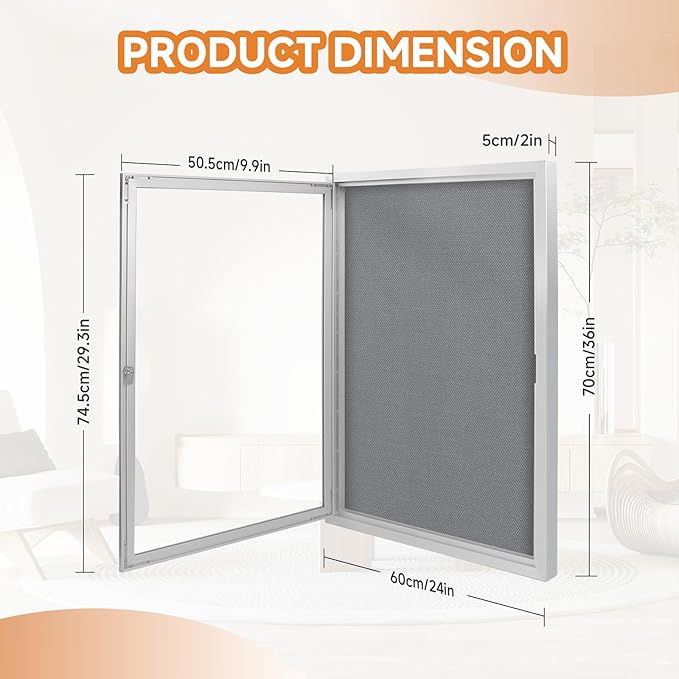 Enclosed Bulletin Board with Locking Door, Outdoor Bulletin Board Weatherproof - Image 2