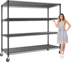 garvee 4-tiers storage shelves 2640lbs heavy duty metal, main product view
