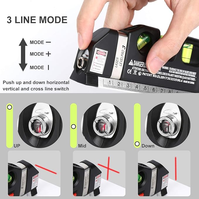 Laser Level Tool Multipurpose Laser Level Line Laser Kit - Image 2