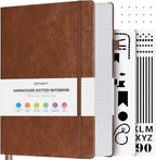 OFFIGIFT Bullet Dotted Journal Notebook, 312 Numbered Pages A5 Hardcover Dotted by OFFIGIFT