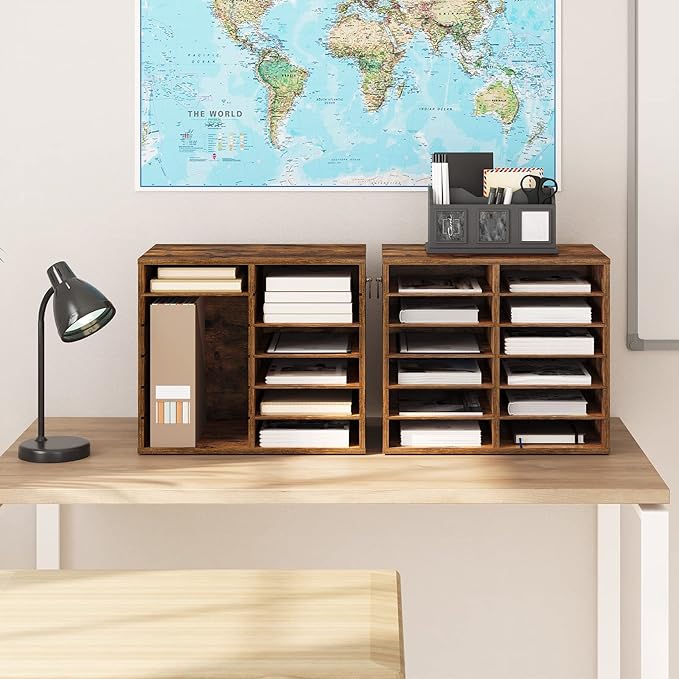 HOOBRO Literature Organizers, 12 Compartments Office Mailbox - Image 8