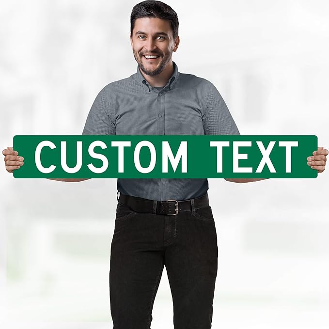 Custom Street Sign, Road Sign, Address Sign, 8 Colors, Reflective Option - Image 2