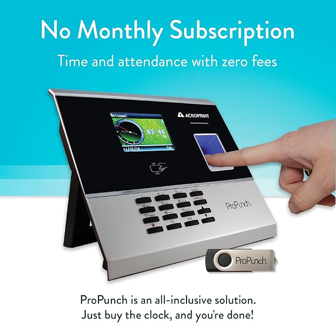 Acroprint ProPunch Time Clock System - Image 5