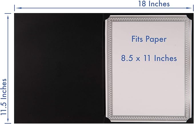 Certificate Holders, Certificate Folders, 9 x 11.5 Inches - Image 4