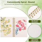 5x7.5 Inch Spiral Watercolor Paper Pad - Image 4