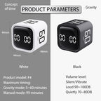 VEWINGL Cube Productivity Timer, 5/10/30/60 Min Presets + Custom Countdown - Image 7