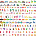 CLOCK KING 156pcs 3D Cute Kids Erasers, Random Desktop Pet Toys Gifts, by CLOCKKING