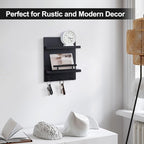 Lucundm Key Holder Wall Mount, Mail Shelf Decor - Image 6