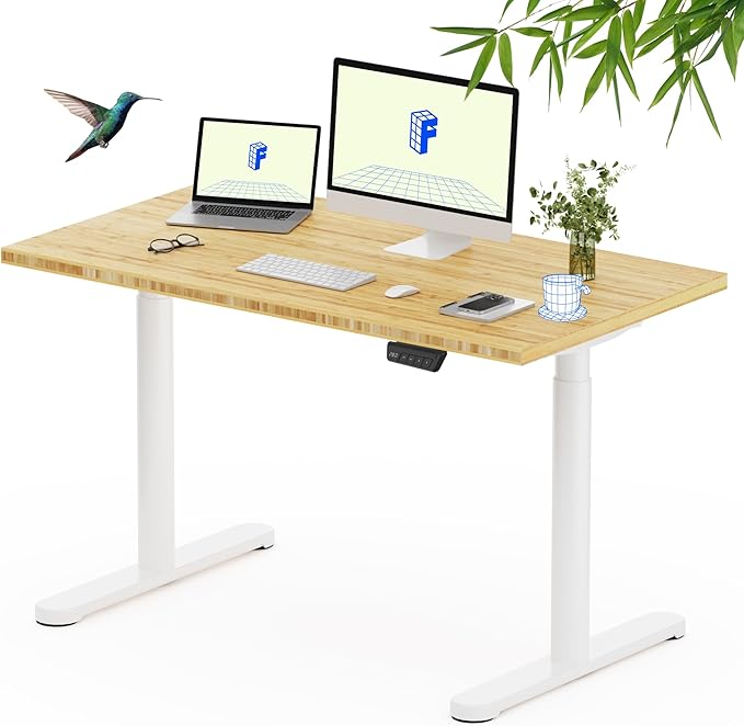 FLEXISPOT Bamboo Electric Standing Desk by FlexiSpot