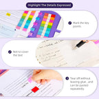 Golcellia Transparent Sticky Notes, See Through Sticky Note, Pastel Colorful - Image 5