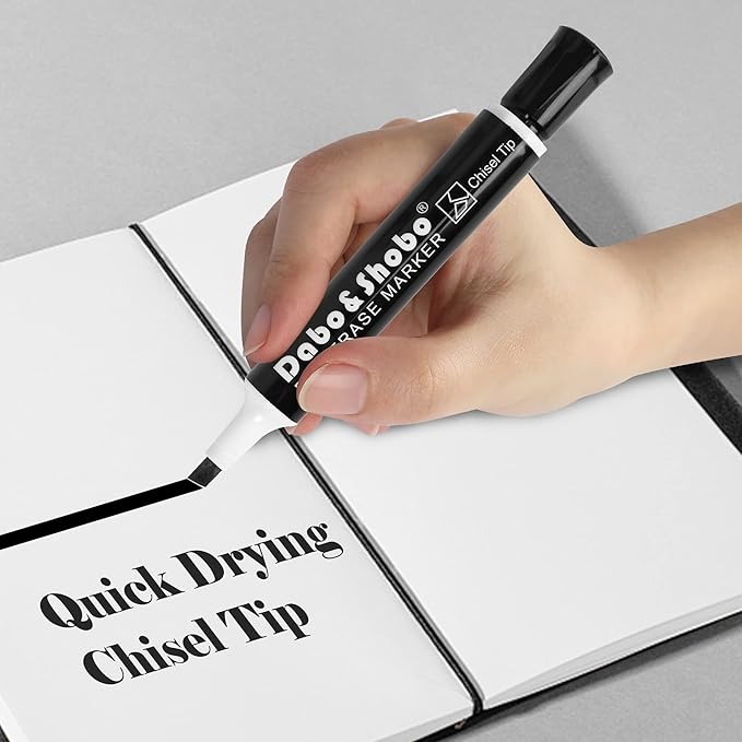 Dabo&Shobo Dry Erase Markers 24 Pack, 10 Assorted Colors - Image 5