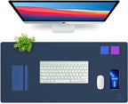 K KNODEL Desk Mat, Dual-Sided Office Desk Pad, Waterproof Desk Mat by K+KNODEL
