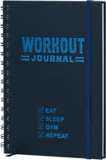 Nextnoid Hardcover Fitness Journal Workout Planner by Nextnoid
