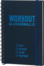 Nextnoid Hardcover Fitness Journal Workout Planner by Nextnoid