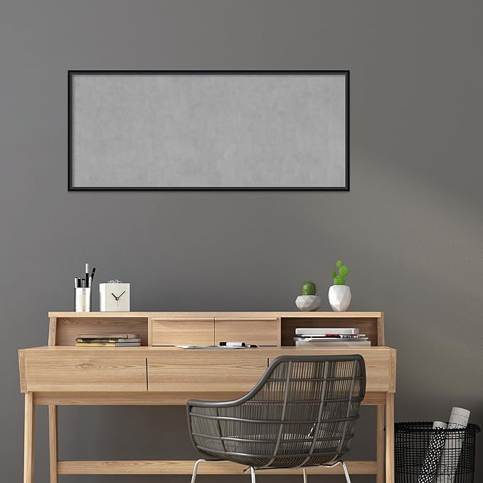 Amanti Art Black Framed Magnetic Board 21x49 Oversize Vision Board - Image 5