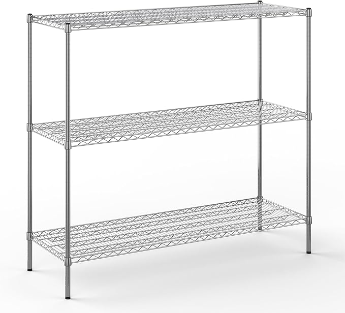 Regal Altair 21" Deep x 60" Wide x 54" Height Wire Shelving Kit | 3-Tier | NSF by Regal+Altair