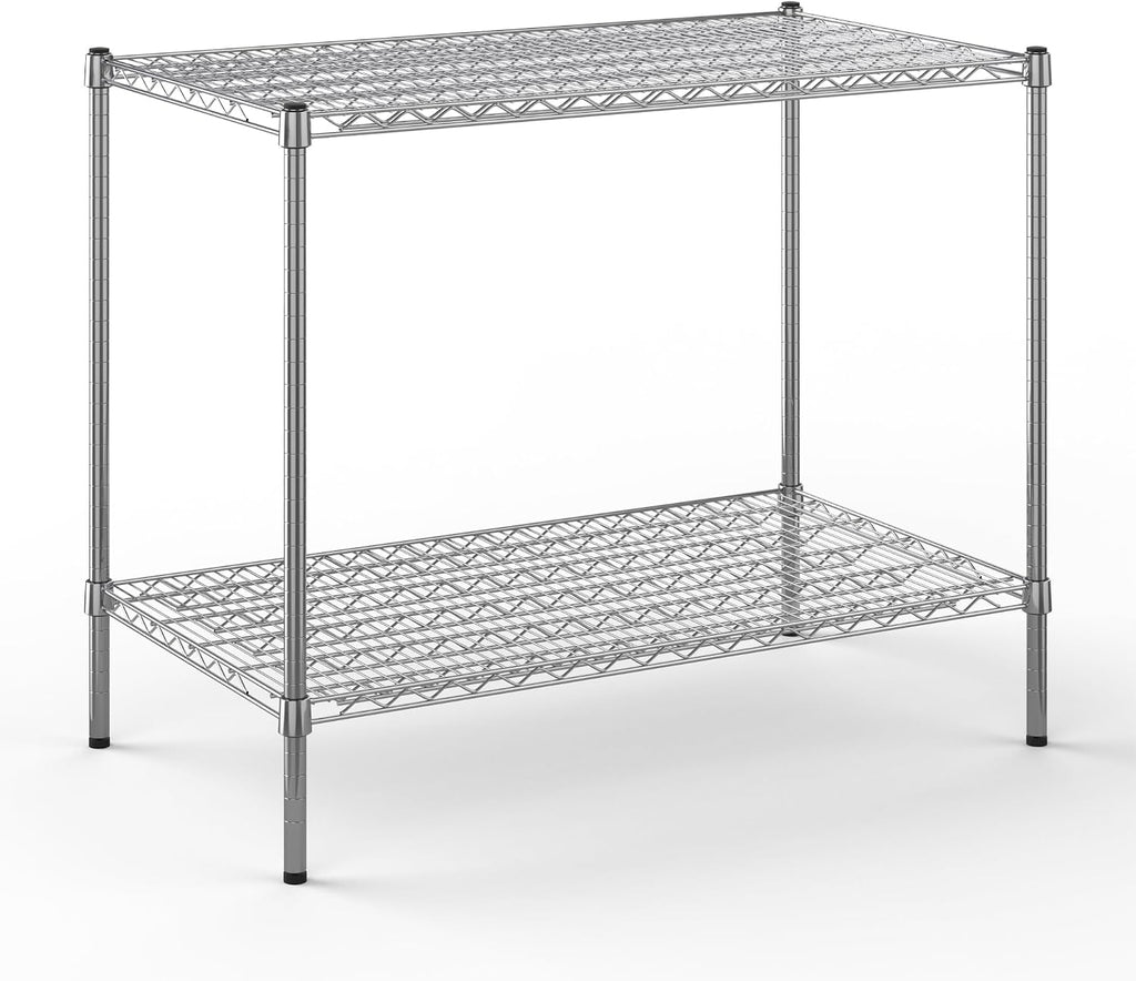Regal Altair 24" Deep x 42" Wide x 34" Height Wire Shelving Kit | 2-Tier | NSF