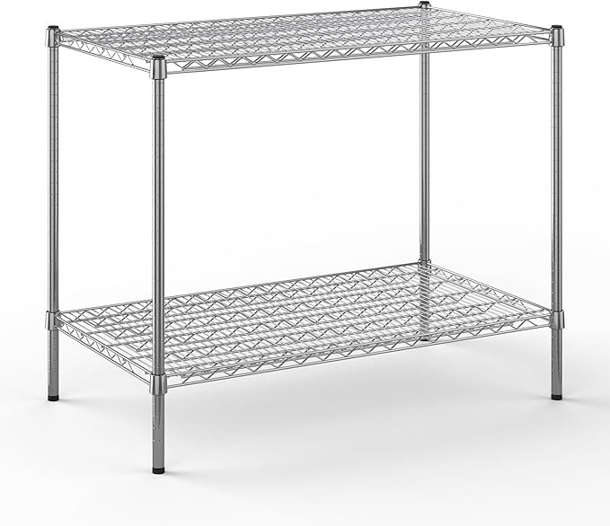 Regal Altair 24" Deep x 42" Wide x 34" Height Wire Shelving Kit | 2-Tier | NSF by Regal+Altair