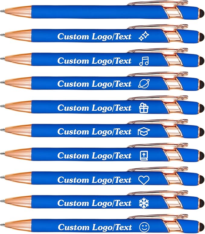 CRME Personalized Pen with Stylus Tip Customized Pens with Name/Logo Perfect by Unknown