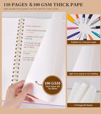 Dotted Notebook, Spiral Notebook Journal 8.5” x 11”, A4 Large Dot Grid Notebooks - Image 4