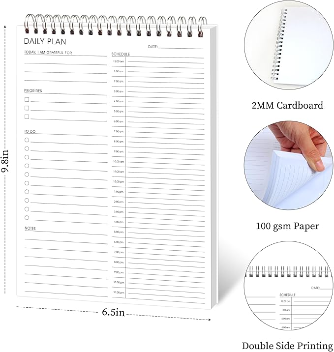 3 Pcs 24 Hour Daily Planner - Image 2