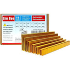 SimCos 18 Gauge 1/4" Narrow Crown Staples, Galvanized Upholstery Staples by SimCos