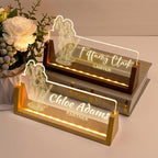 Desk Name Plate Personalized, Custom Office Light Up Name Plate - Image 2
