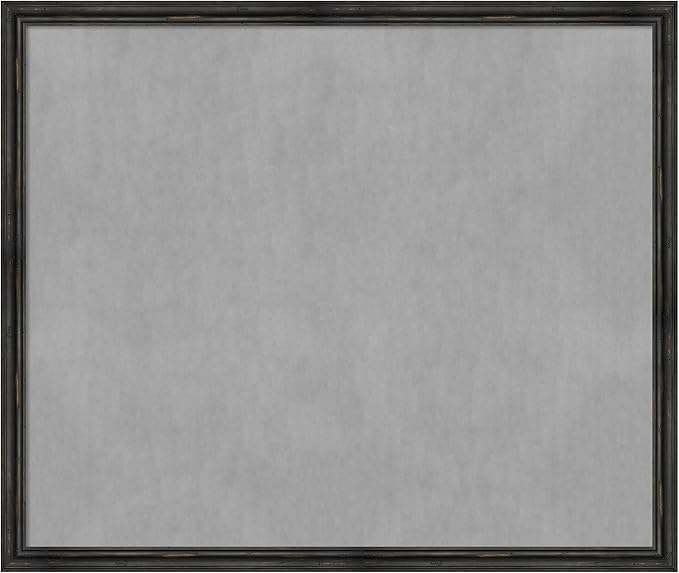Amanti Art Black Framed Magnetic Board 43x51 Oversize Vision Board by AmantiArt