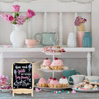 Tosnail 2 Pack Small Framed Tabletop Chalkboard Signs, 5 x 8 Inches - Image 7