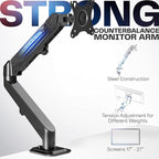 VIVO Heavy Duty Single Monitor Tension Arm - Image 3