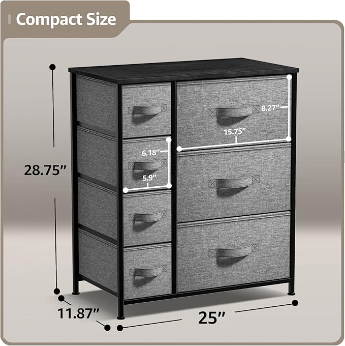Sorbus Dresser with 7 Drawers - Image 3