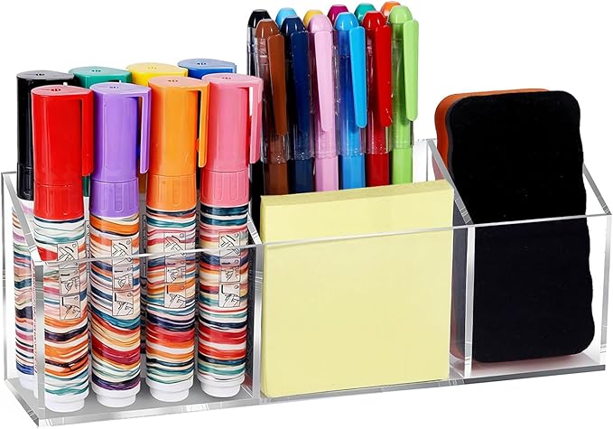 Ameceres Magnetic Pen Holder Classroom Organization Acrylic Marker Holder by Ameceres