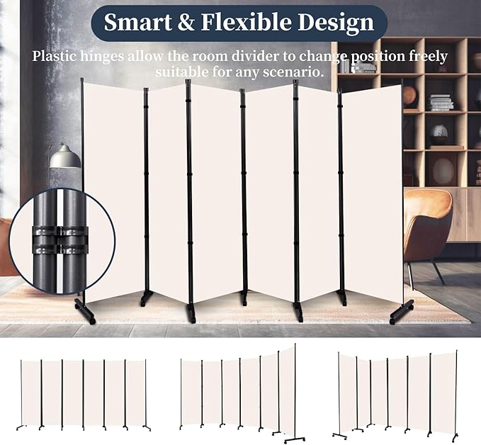 Room Divider Folding Privacy Screens - Image 5