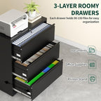 3 Drawer Lateral File Cabinet - Image 5