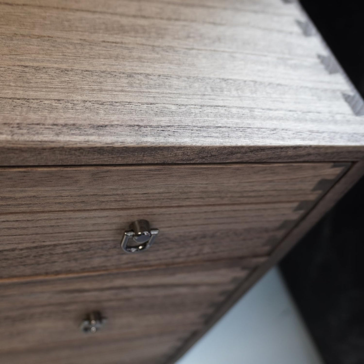 DDYURI Wooden Desktop Drawer Organizer Box 2-Tier Tabletop Storage Cabinet fo...