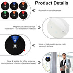 Ryetvok Office Door Sign, 6-In-1 Rotating Status Indicator Door Decor - Image 5
