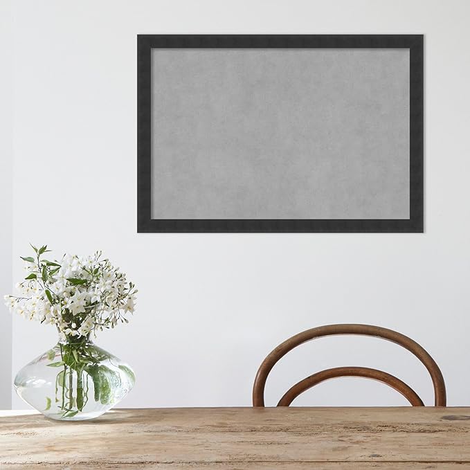 Amanti Art Black Framed Magnetic Board 18x26 Medium Vision Board - Image 5