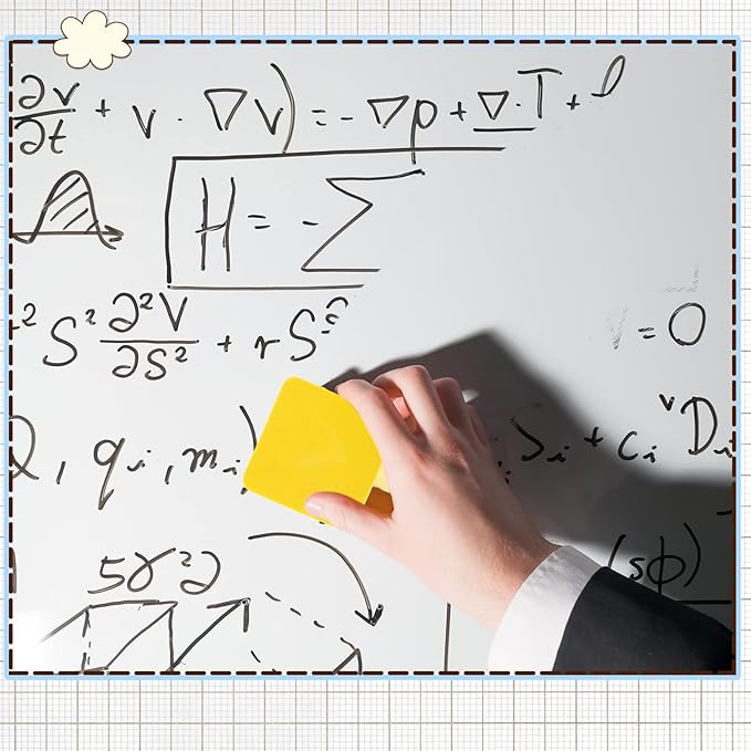 TaoBary Taobary 96 Pack Mini Dry Erase Erasers Bulk Magnetic Whiteboard Dry - Image 7