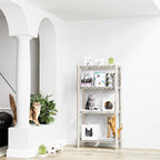 M MZG 1000 lbs 4-Shelf Standing Storage Shelves Heavy Duty Metal Shelving Unit - Image 2