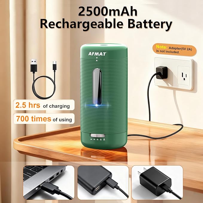 AFMAT Electric Pencil Sharpener, Fully Automatic Pencil Sharpener, Auto in & Out - Image 6