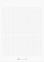 Limit 1 x flip chart pad, squared, pad with 20 sheets, 80 g/m² paper, 6 holes
